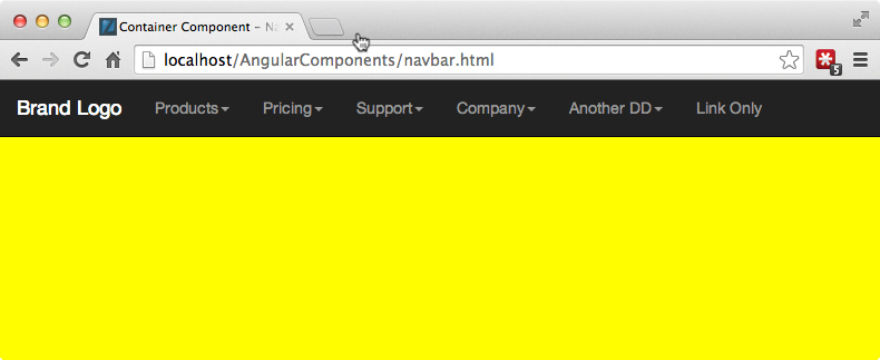 Navigation Bar - Default State Navigation Bar - Default State