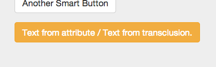 Screen shot of Smart Button component with a transcluded text node