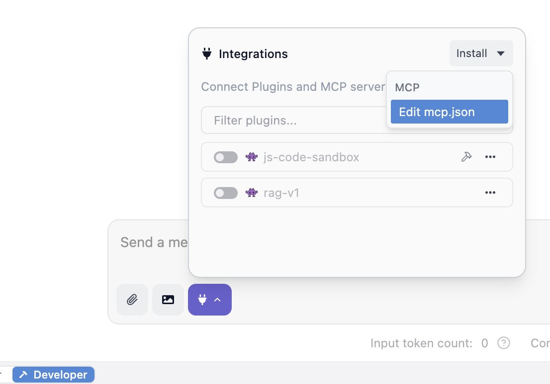 EConfigur mcp.json for LM Studio