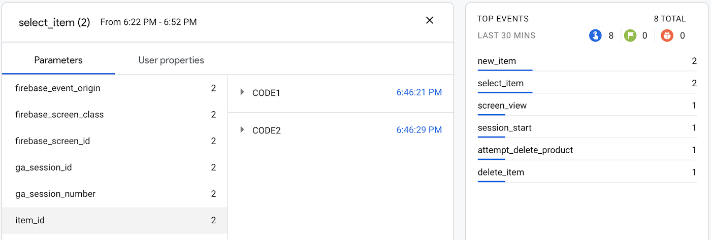Relatório de eventos