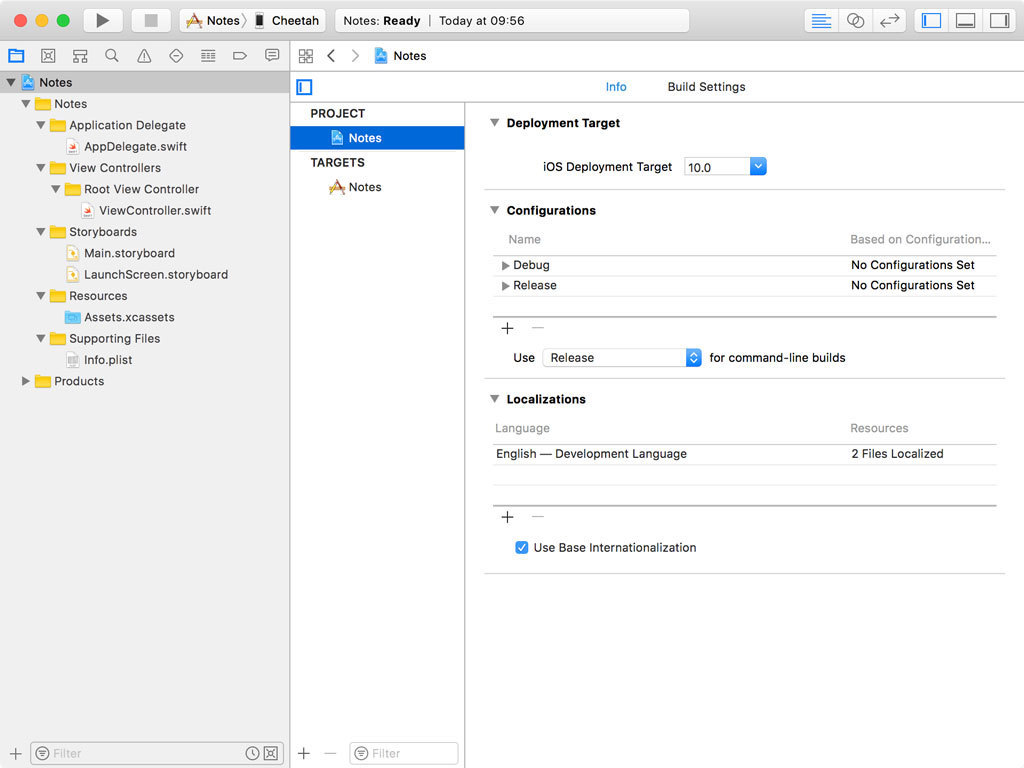 Updating the Project Structure