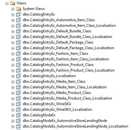 The new views to replace metaclass tables