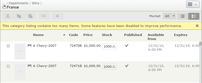 This warning will appear if your node has more than 2000 entries