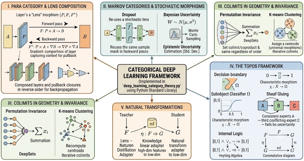 Architecture diagram for the Categorical Deep Learning example
