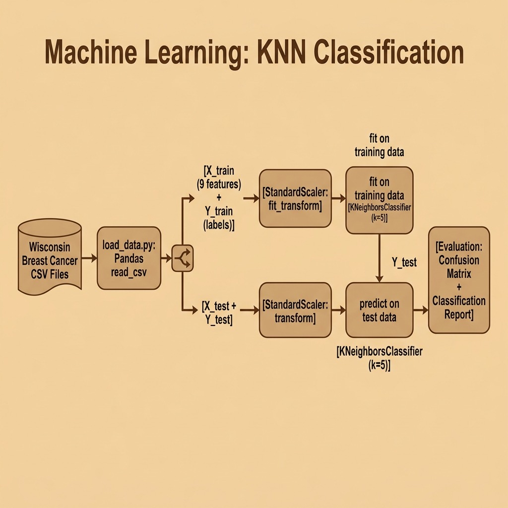 Architecture diagram for the Machine Learning example