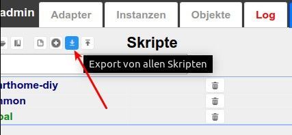 Abb. 3.6: Skripte exportieren