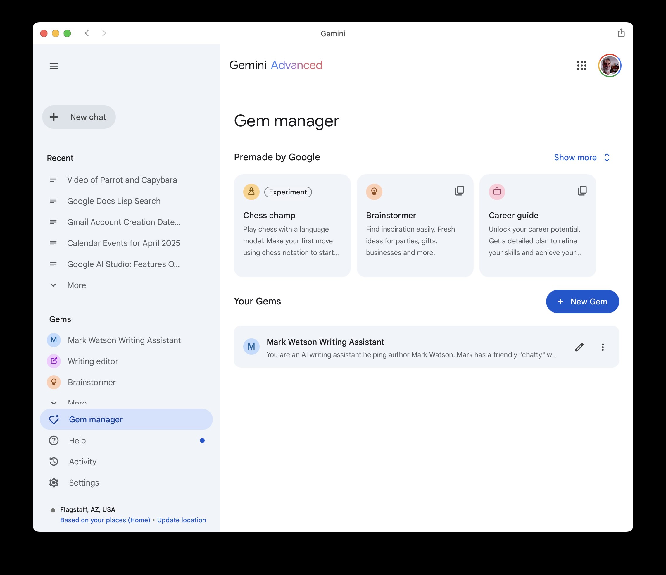 Gemini App for macOS
