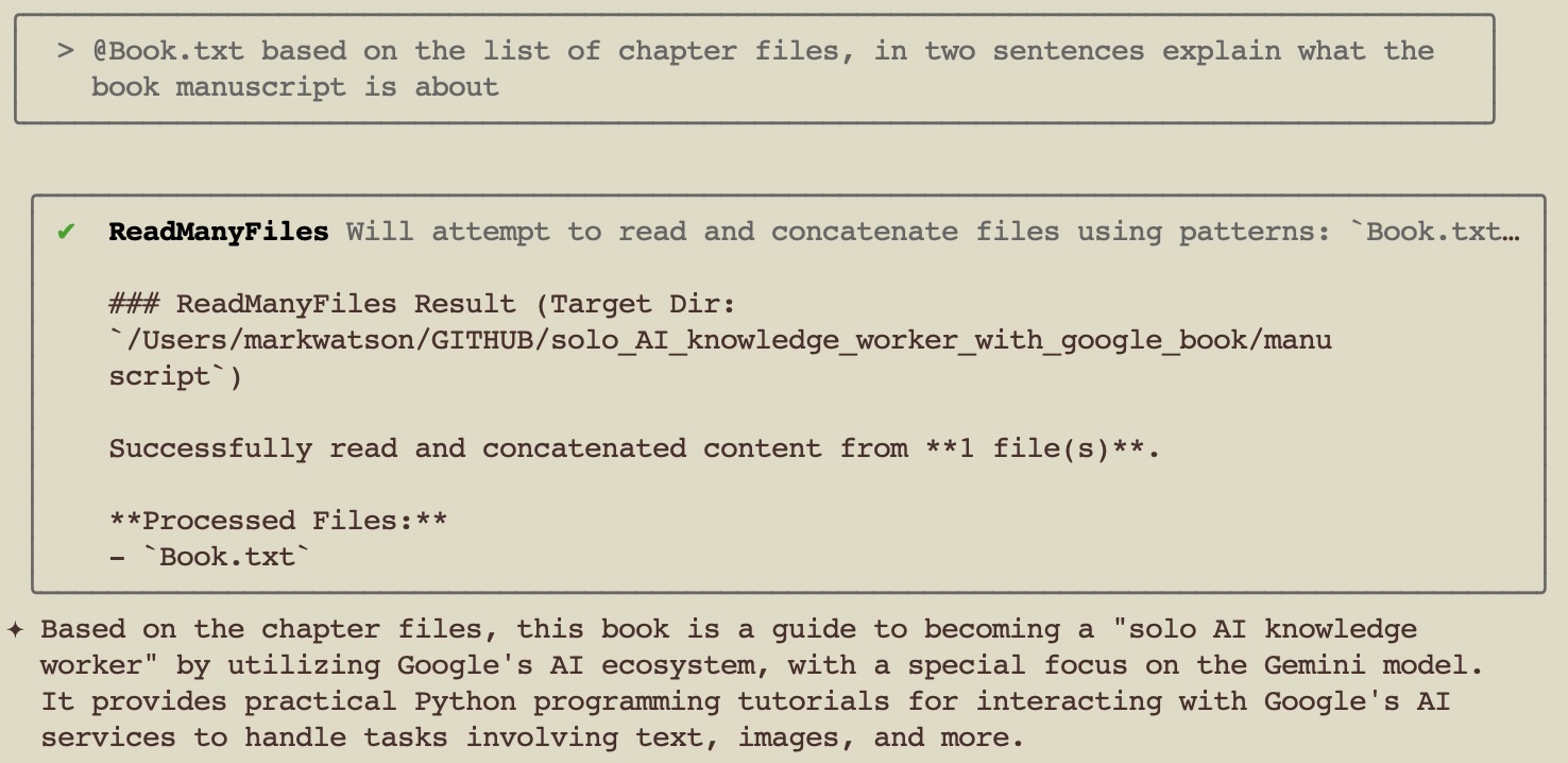 Working with files in the current directory