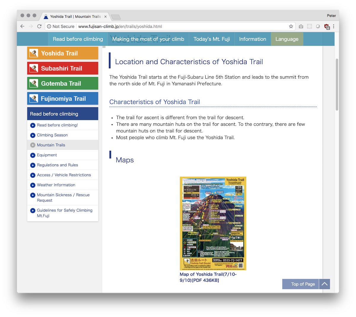 Download the map from the official website