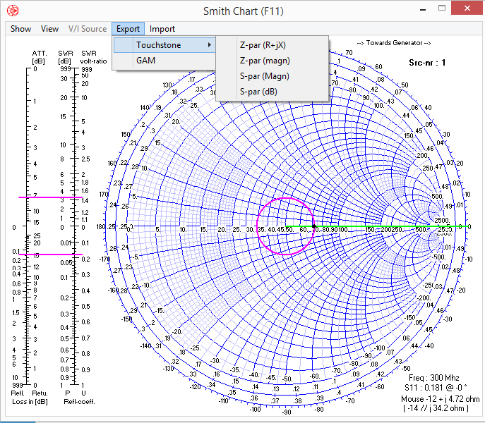 Smith Chart Export