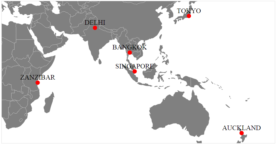 The cities on top of the World