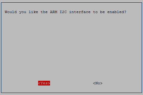 Enable ARM I2C Interface