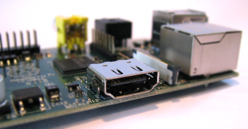 Raspberry Pi B HDMI Video Output