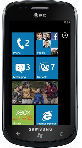**Figure: Windows Phone 7.5**. Windows Phone 7.5 with Metro and Active Tiles. ---Image Credit: Microsoft.