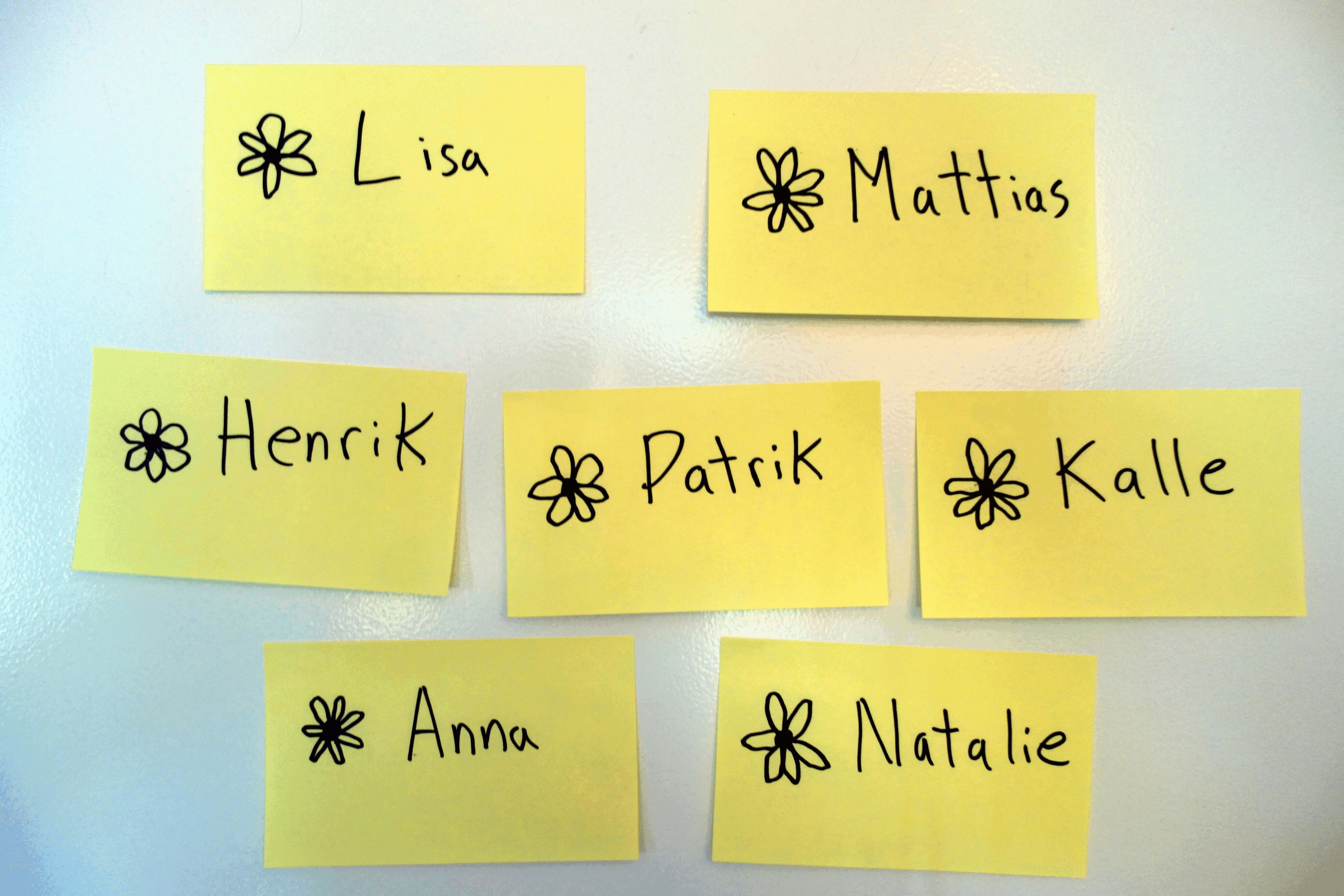 A few crudely drawn flowers to my current reviewers.