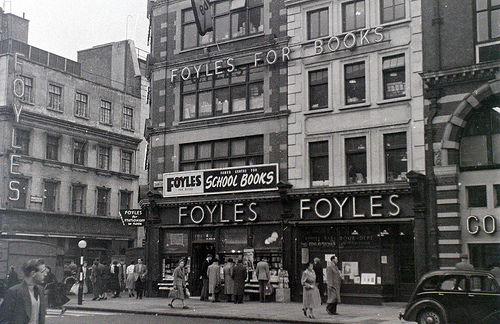 Foyles Bookshop, my second favourite bookshop and home of many books that are not at all boring, but many in IT that are.