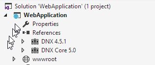 Abbildung: Projektreferenzen für .NET und CoreFX