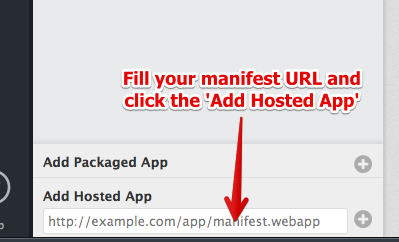 Adding a hosted app to the App Manager