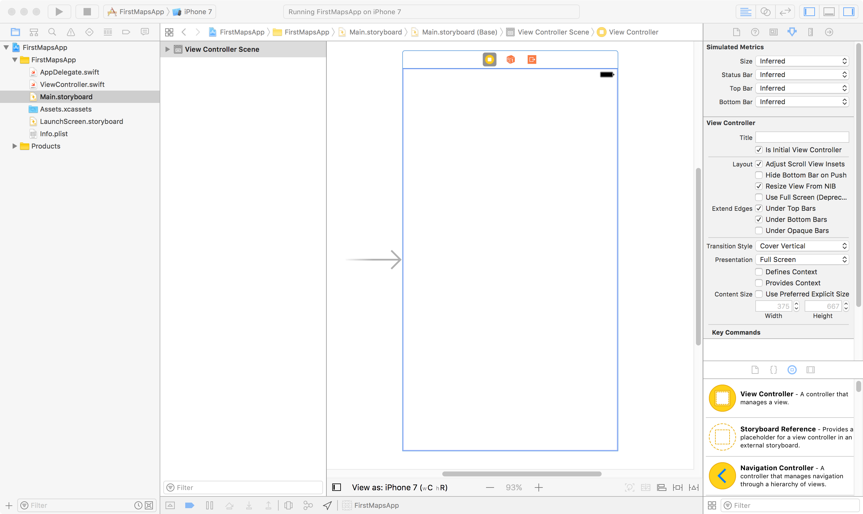 Empty storyboard