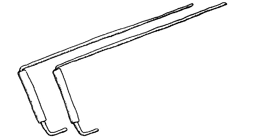 Figure 3.1: Commercial rods with handles