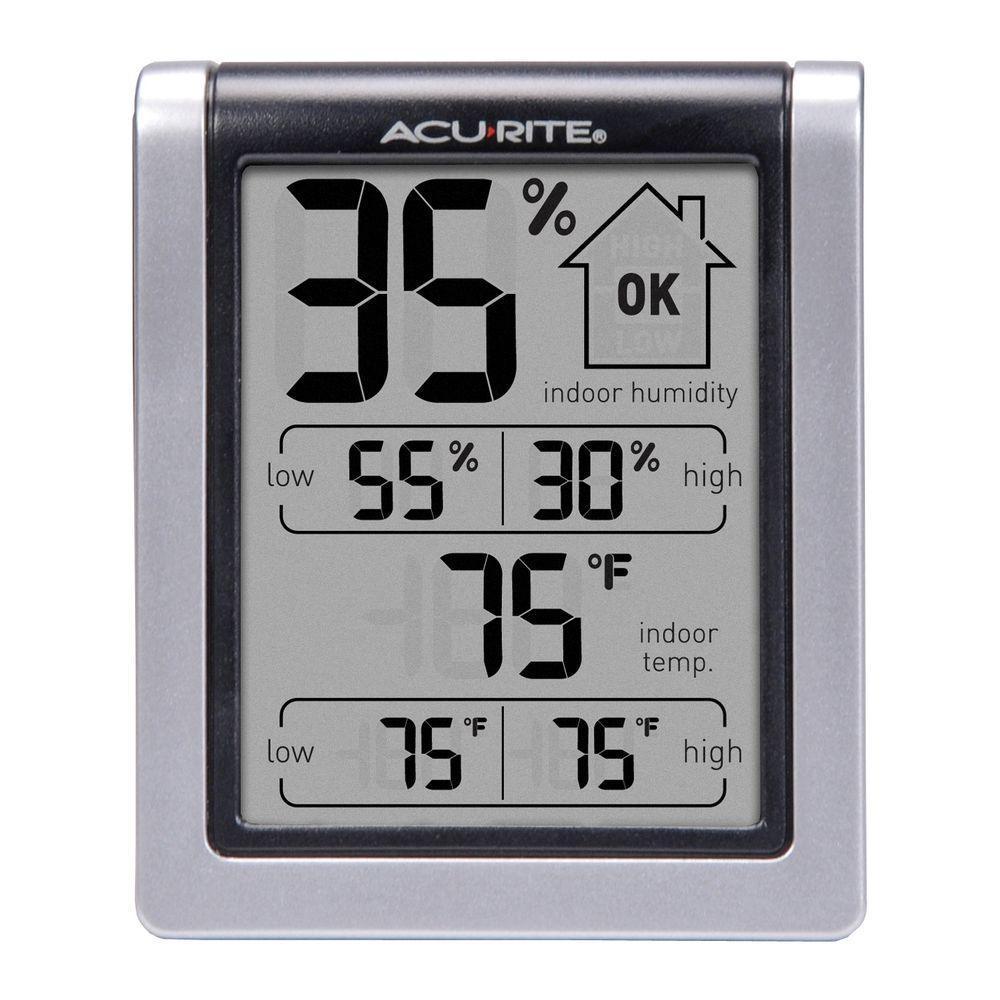 AcuRite digital humidity and temperature comfort monitor