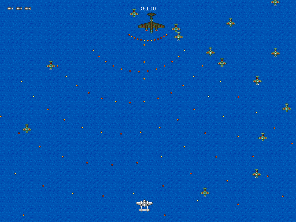 A classic shoot 'em up pattern