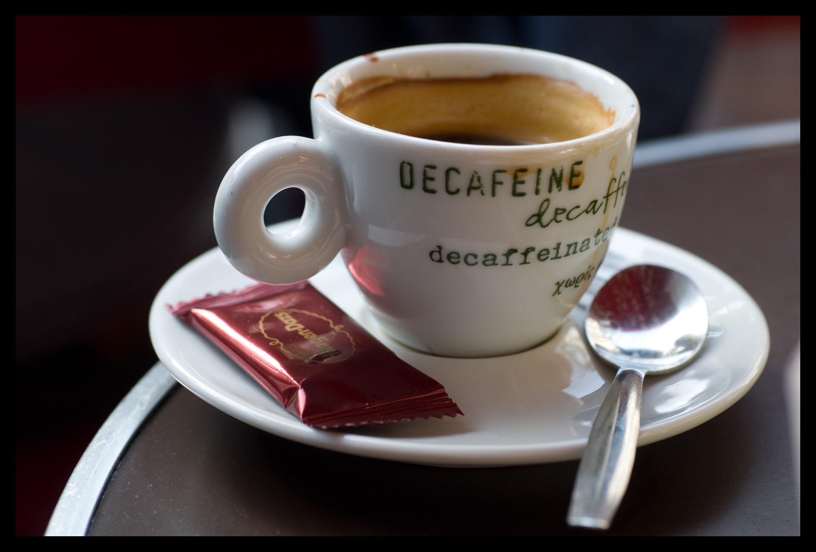 Decaf espresso