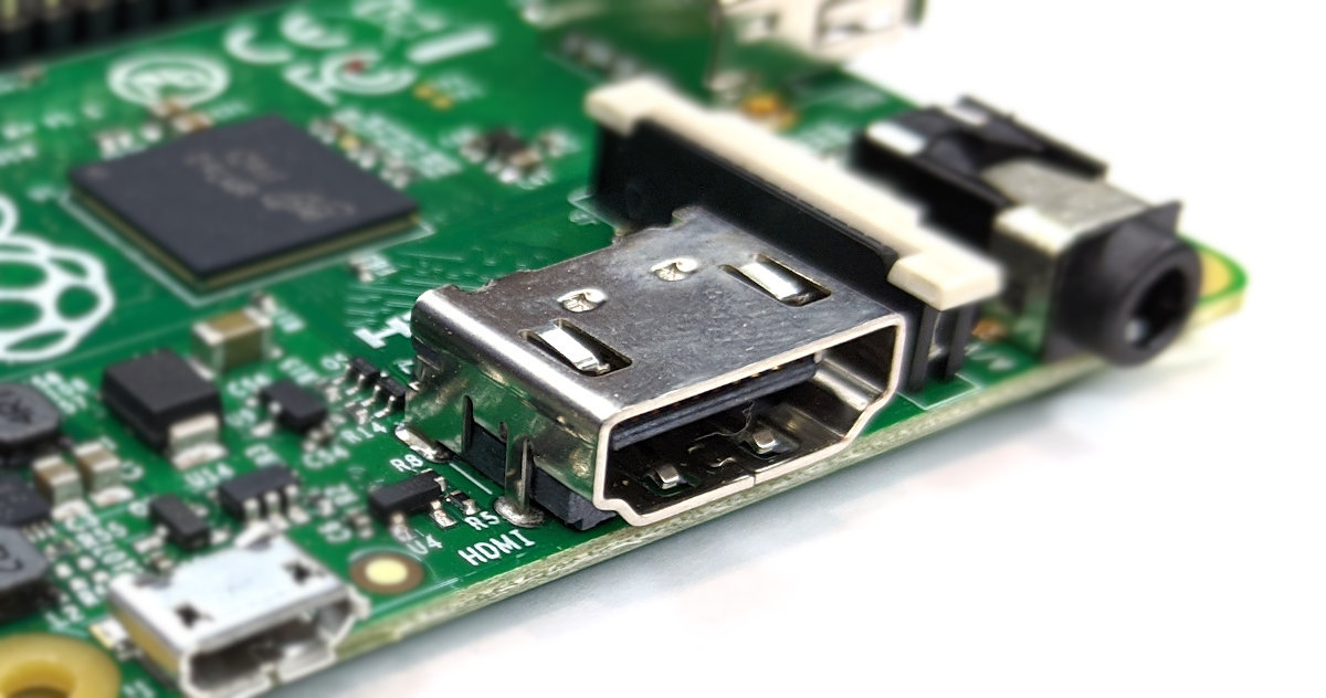Raspberry Pi A+ HDMI Video Output
