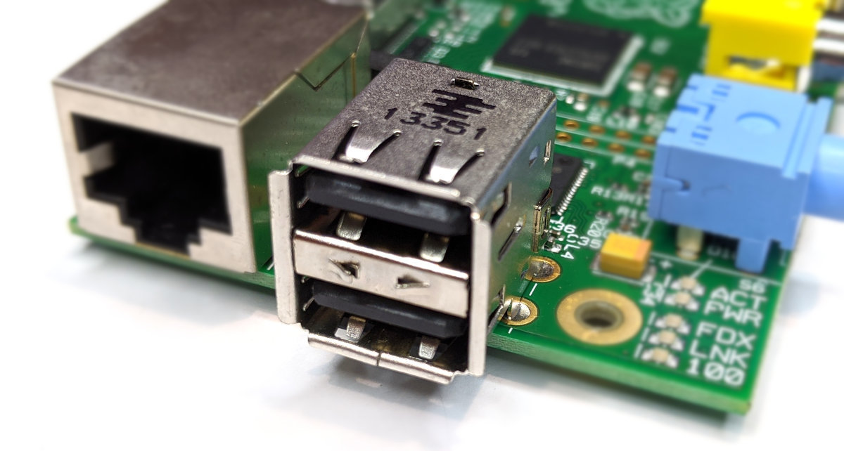Raspberry Pi B USB Ports