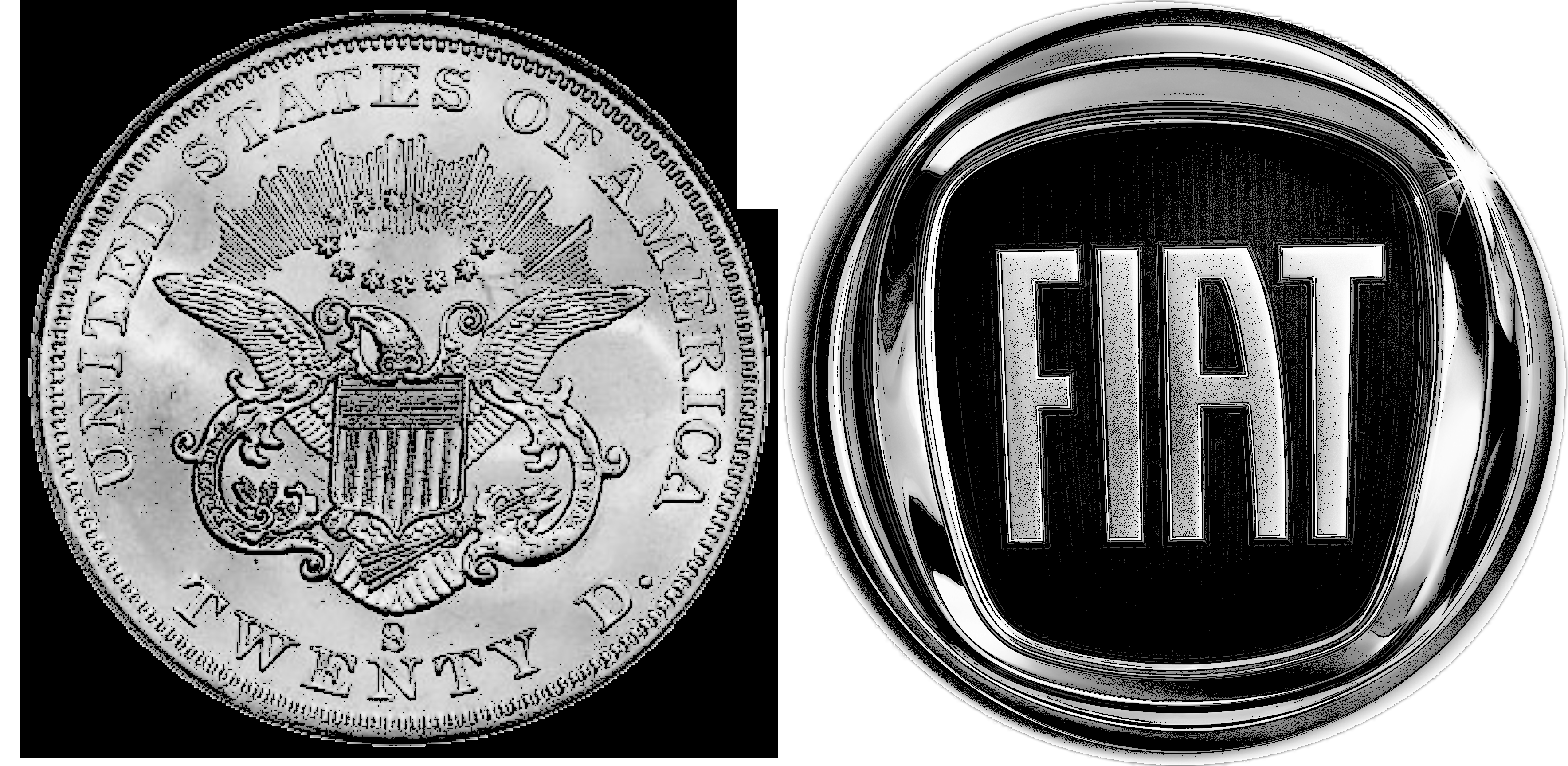 Figure 2.7: From Gold to Fiat® (© 2015 U.S. Department of Treasury and Fiat Chrysler Automobiles NV)