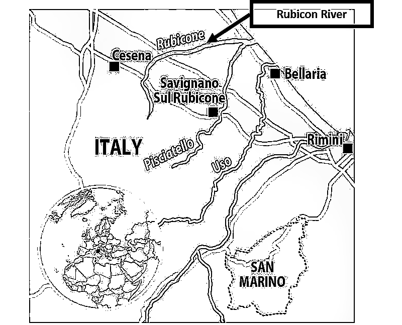 Figure 5.5: Rubicone River, Italy
