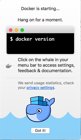 Docker macOS - Docker Start