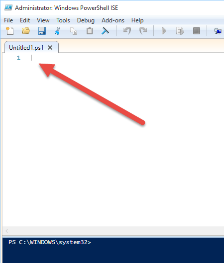 Figure 1-2. Adding the scripting pane to the Windows PowerShell ISE.