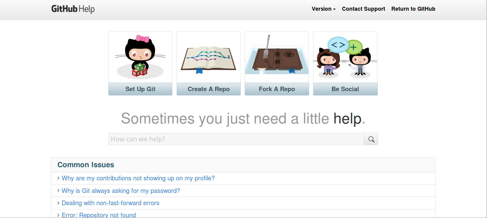 Git Help Page