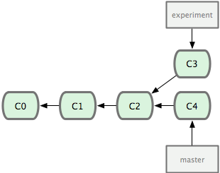 Figura 3-27. Divergência inicial no seu histórico de commits.