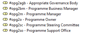 Figure A8.5 - Programme management roles