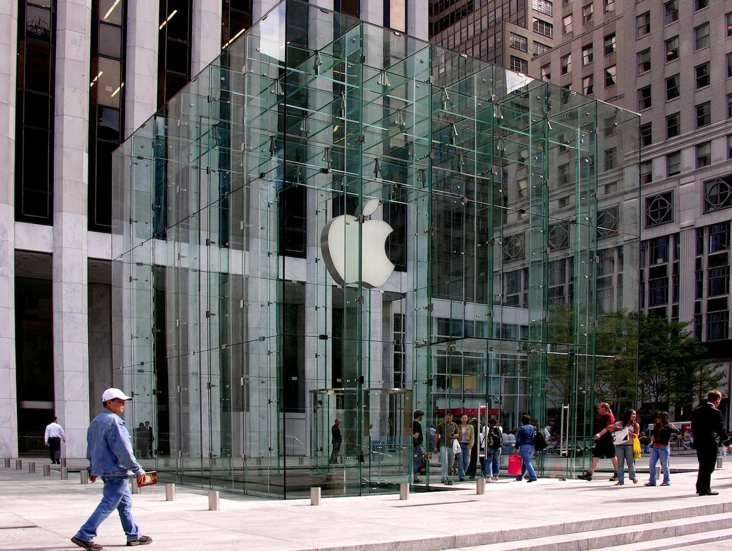 The Apple store on fifth avenue in New York