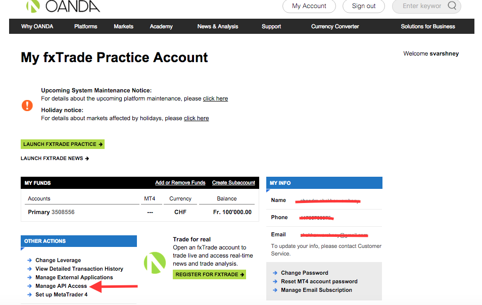 Forex practice account login