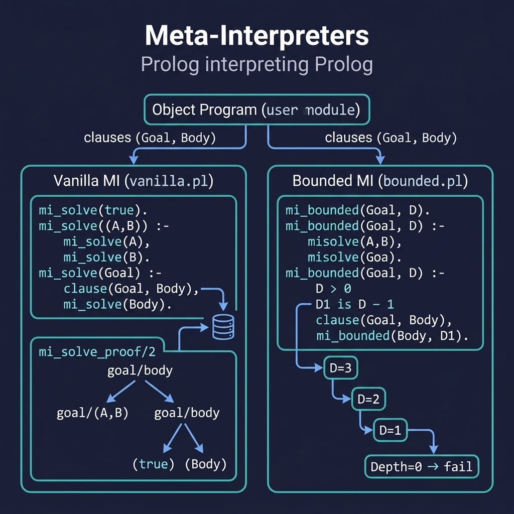 Architecture diagram for the Meta-Interpreter example