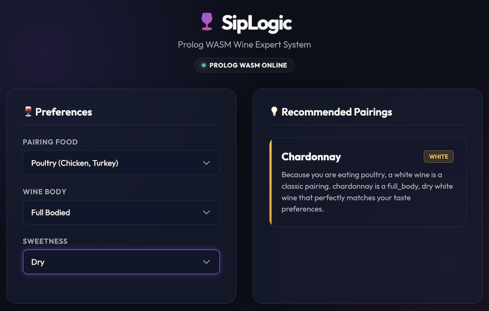 Prolog WASM Web App Demo