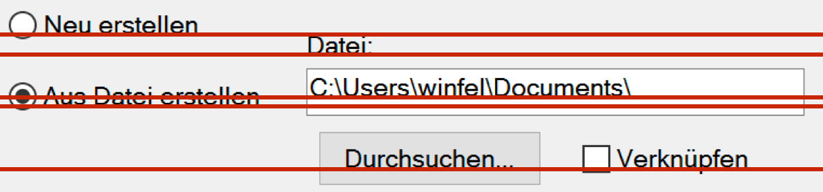 Orientierung an Grundlinien des Textes wurde verletzt.