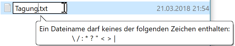 Direkte Reaktion auf nicht akzeptierte Eingabe