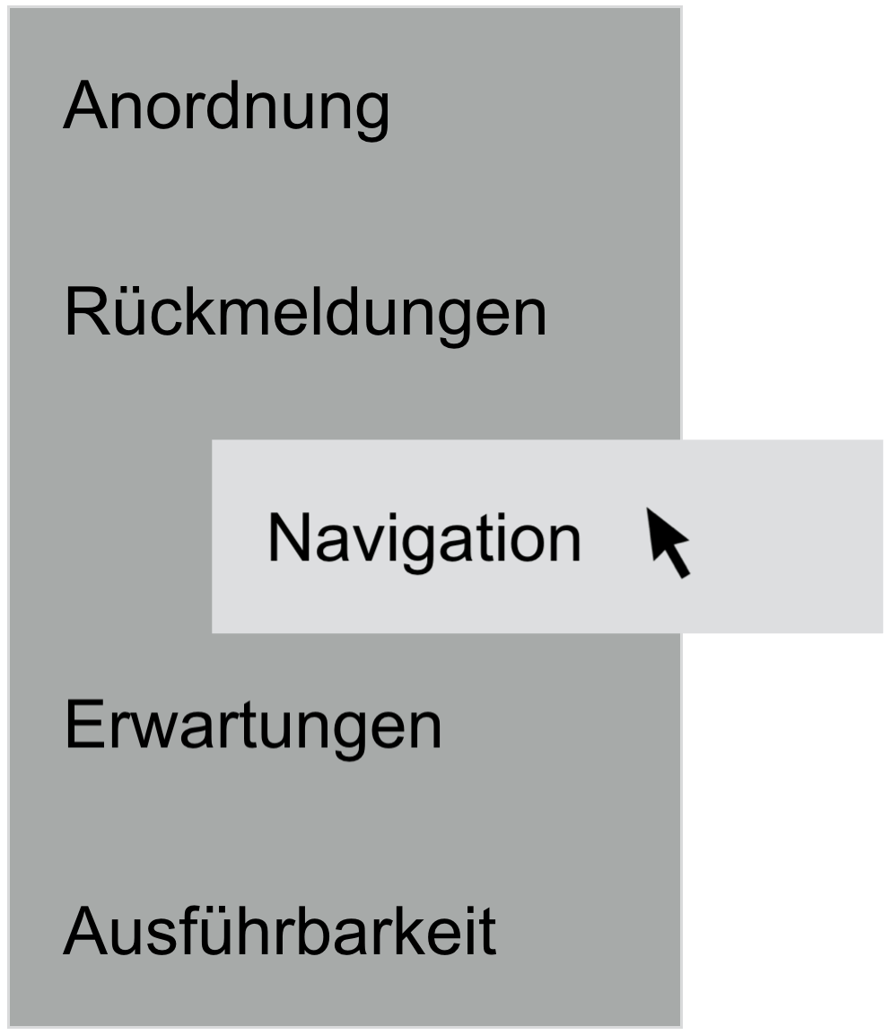 Kombination von Forderungen an die Rückmeldung