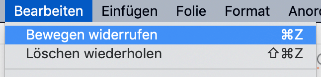 Welche Bewegung wird hier widerrufen?