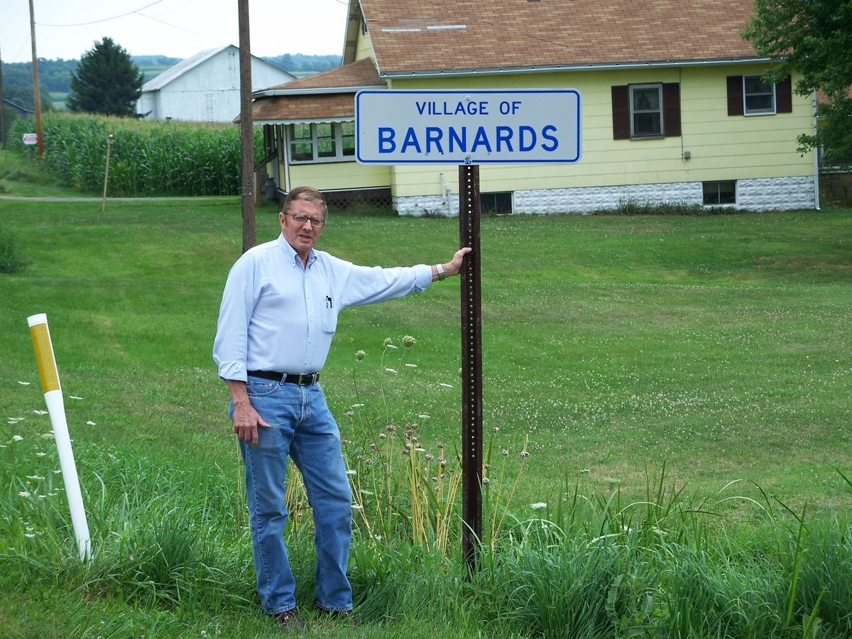 Dr. Walther M. Barnard at Barnards, Armstrong Co., PA