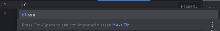 Automatic code completion in IntelliJ code editor