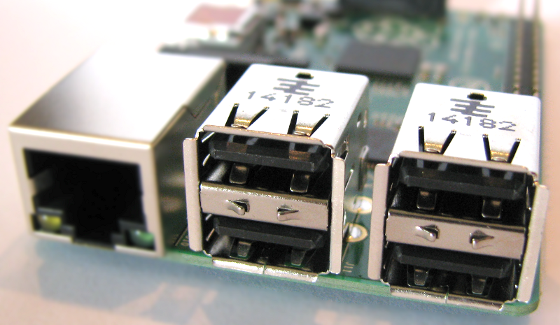 Raspberry Pi B+ USB Ports