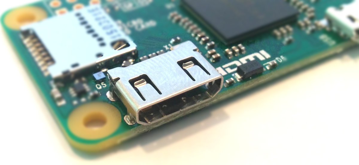 Raspberry Pi Zero mini-HDMI Video Output