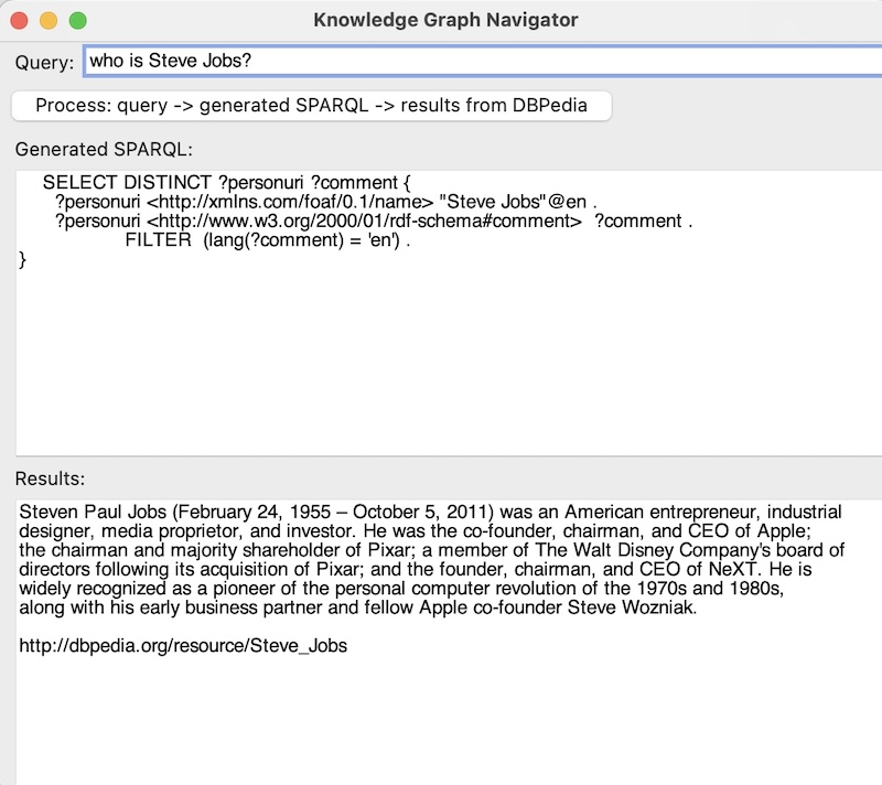 KGN query results