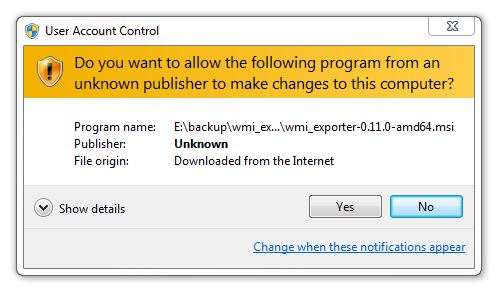 wmi_exporter allow changes